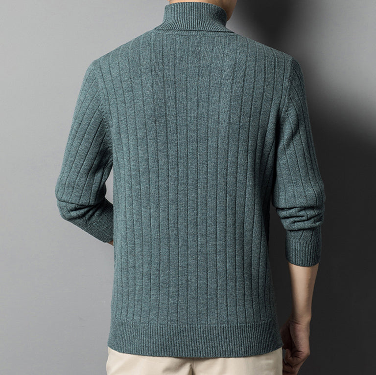 Men's Wool Cashmere Turtleneck Sweater