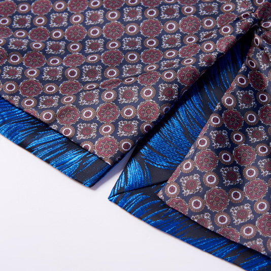 Men's 3 Pieces Suit Textured Print Shawl collar Tuxedo