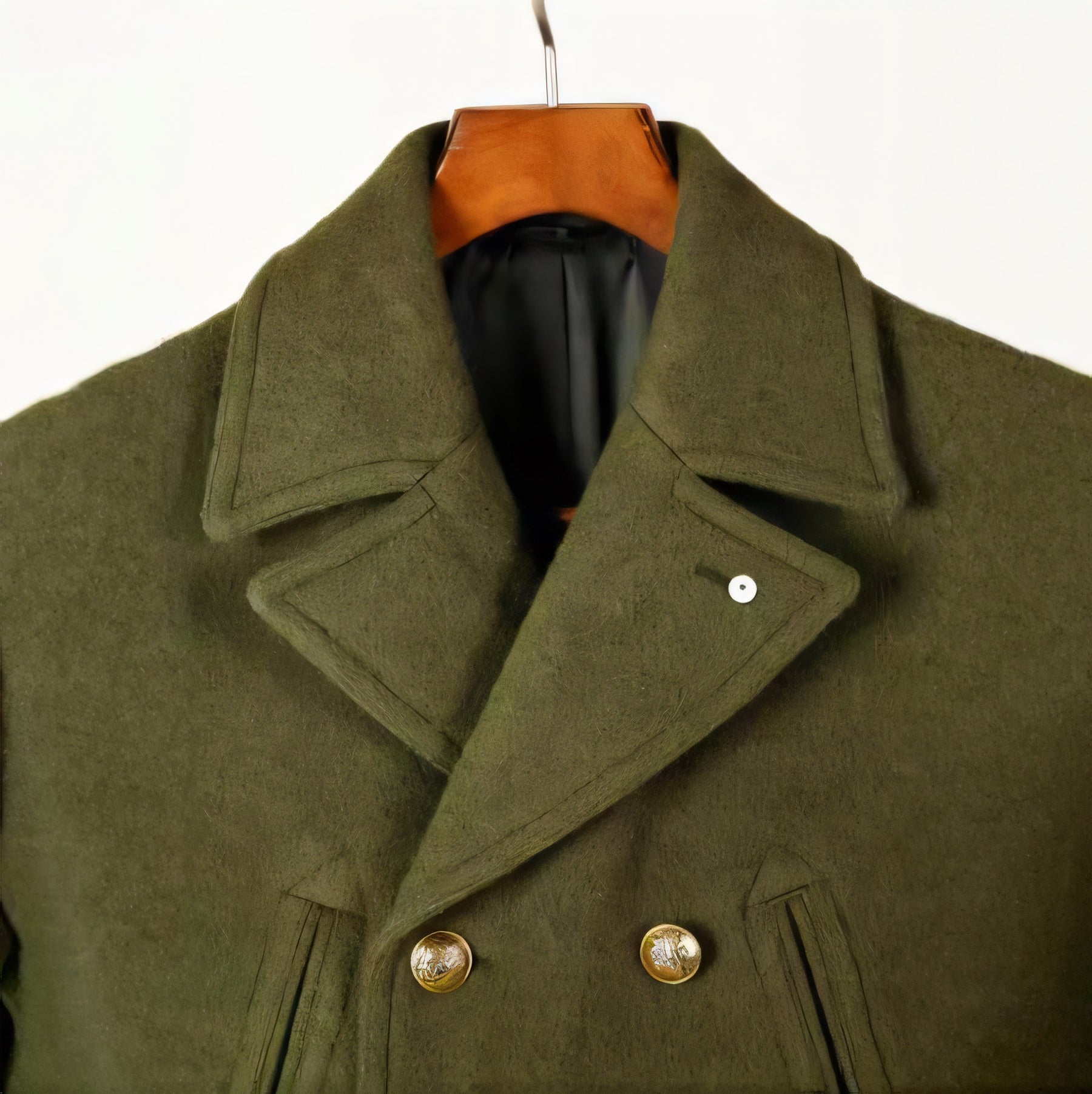Casual Double Breasted Pea Coat