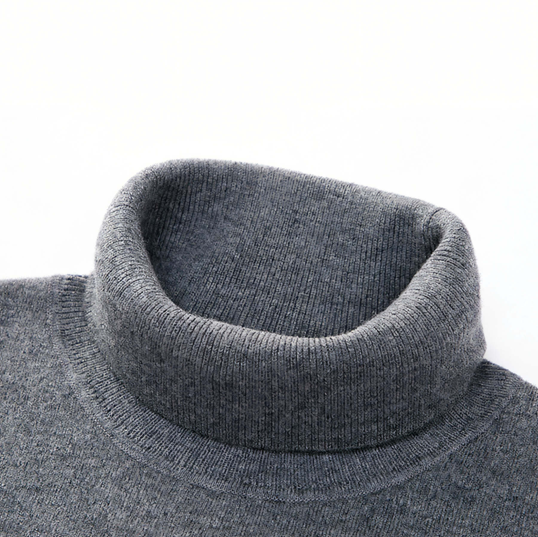 Men's Classic Wool Cashmere Soft Turtleneck Sweater