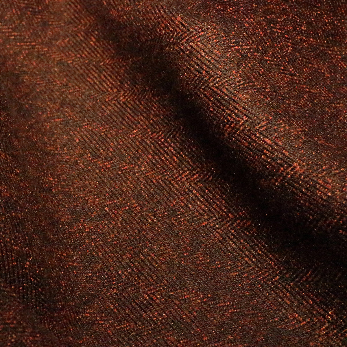 3 Piece Burgundy Herringbone Tweed Notch Lapel Suit