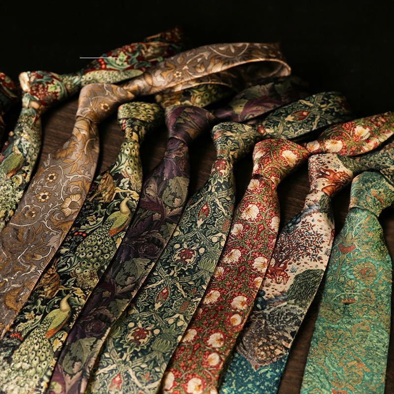 Men's High Quality Vintage Floral Bowtie