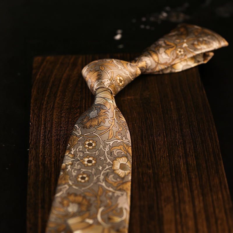 Men's High Quality Vintage Floral Bowtie