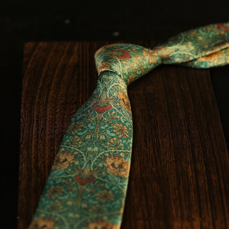 Men's High Quality Vintage Floral Bowtie