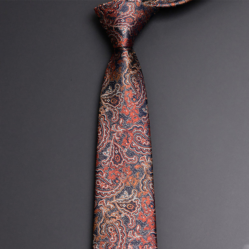 Men's Silk Vintage Style Floral Necktie