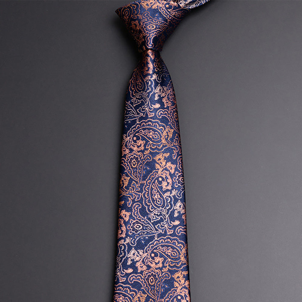 Men's Silk Vintage Style Floral Necktie