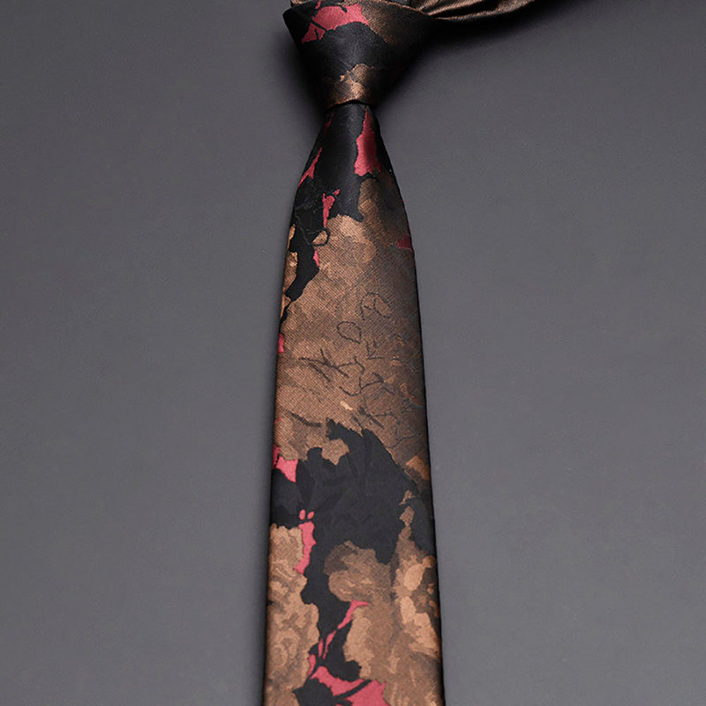 Men's Silk Vintage Style Floral Necktie