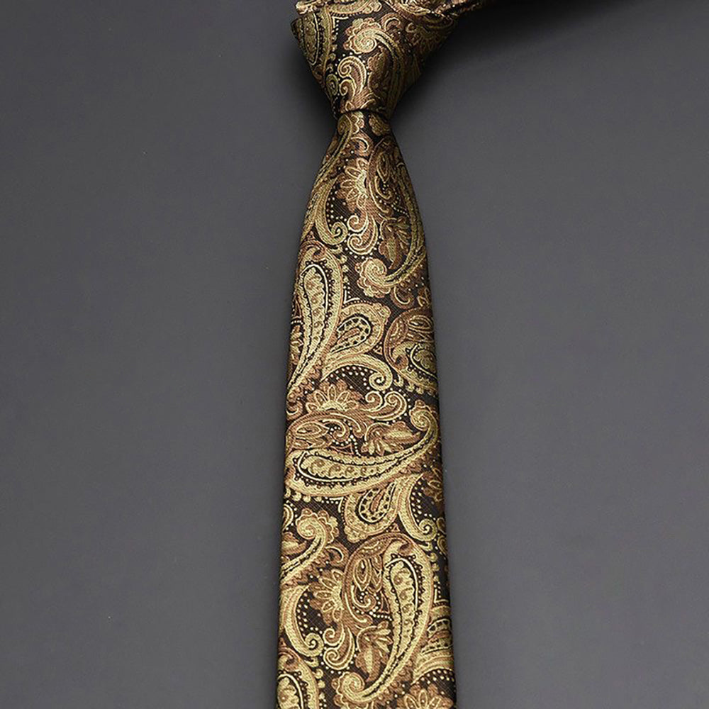Men's Silk Vintage Style Floral Necktie