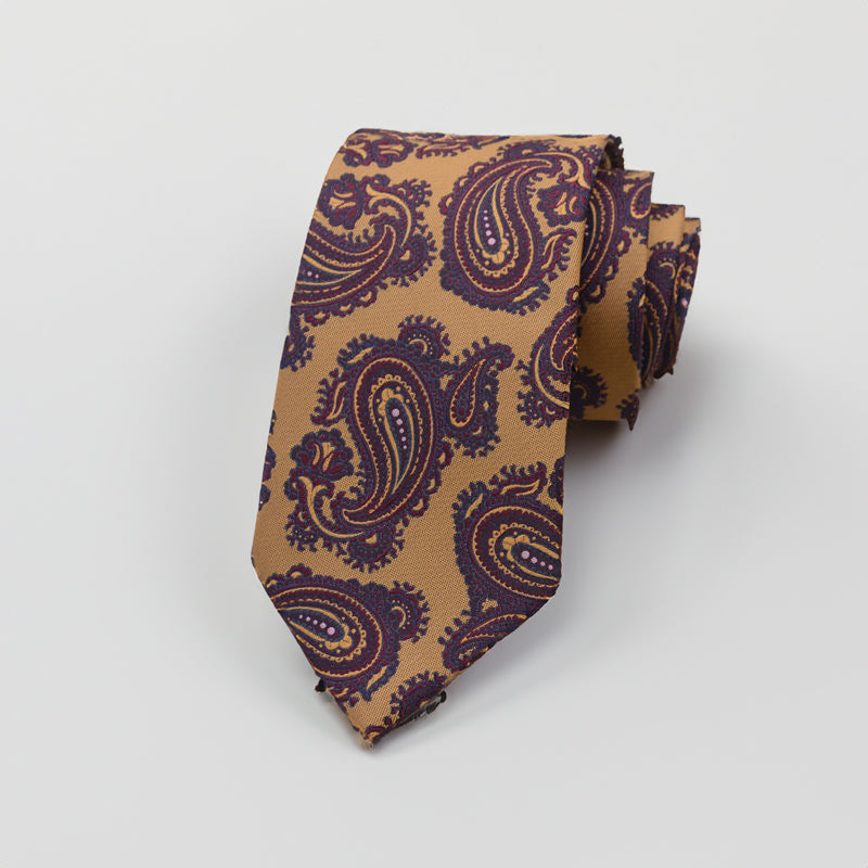 Silk Vintage Style Floral Necktie