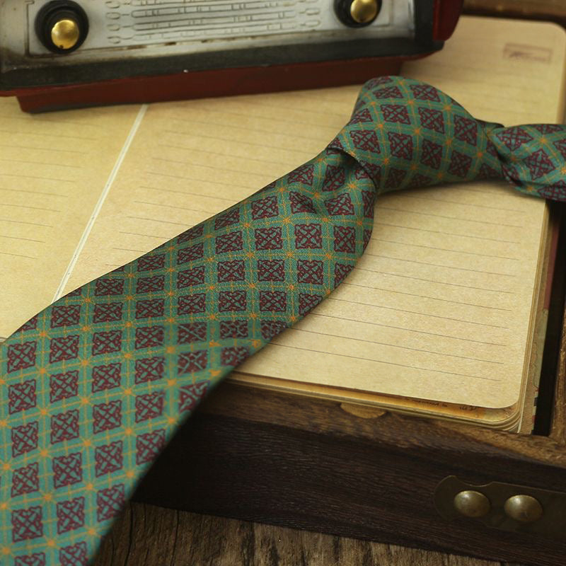 Men's Vintage Style Fashion Floral Necktie