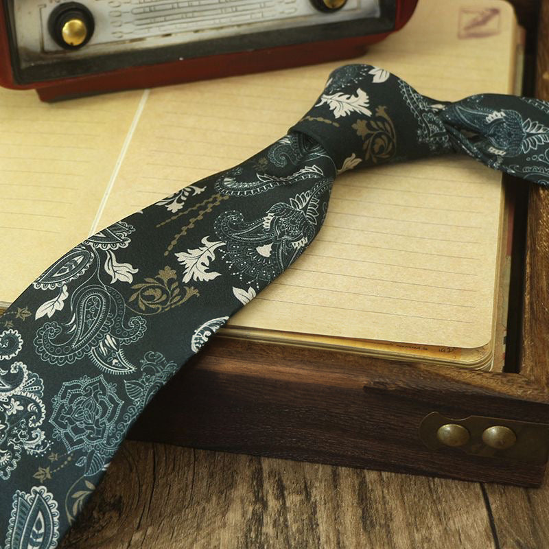 Men's Vintage Style Fashion Floral Necktie