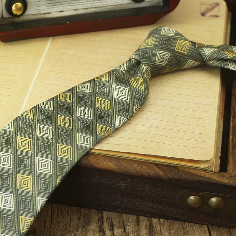 Men's Vintage Style Fashion Floral Necktie