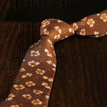 Men's Retro Style Fashion Floral Necktie
