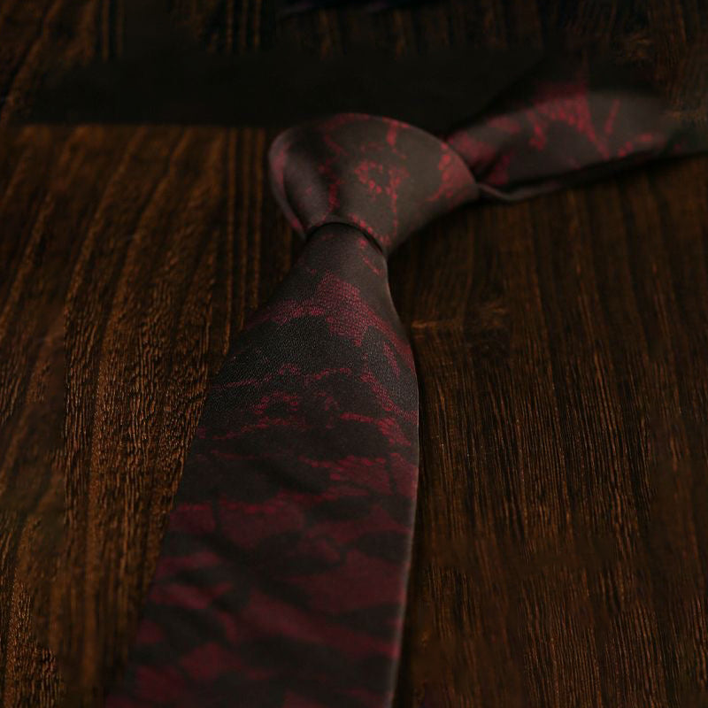 Men's Retro Style Fashion Floral Necktie