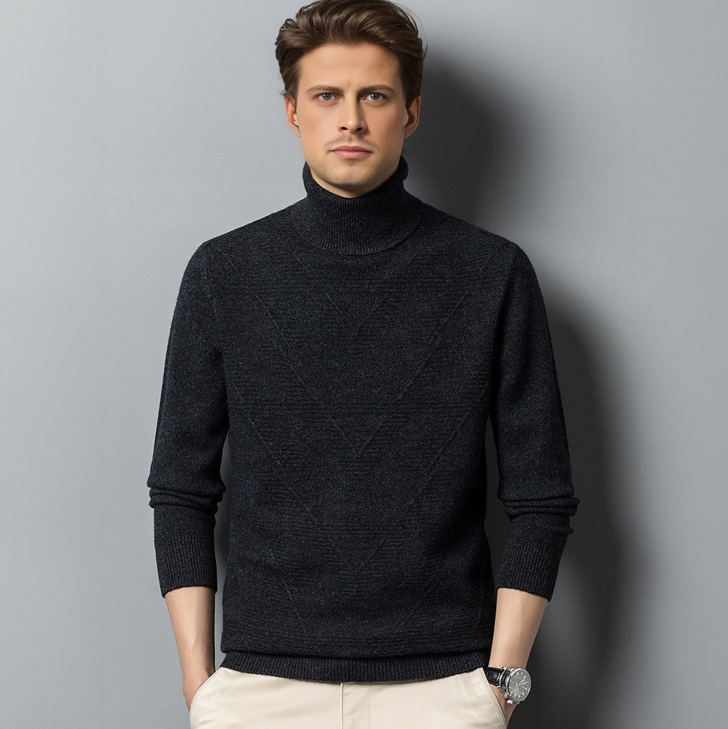 Men's High-Neck Sweaters: A Fusion of Sophistication and Comfort