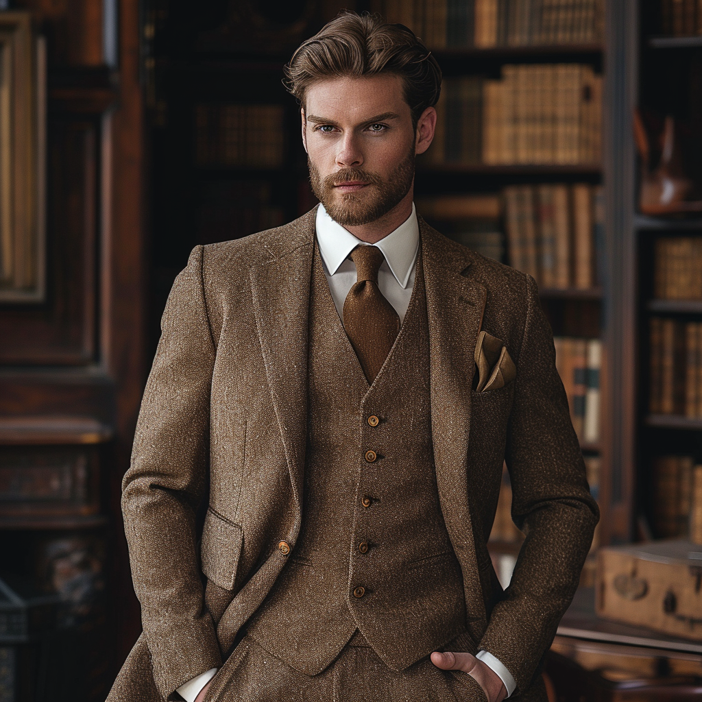 Mastering Elegance: The Timeless Allure of Harris Tweed Suits