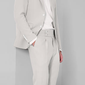 Summer Casual 2-Piece Relaxed Fit Summer Men's Suit