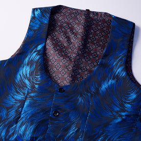 Men's 3 Pieces Suit Textured Print Shawl collar Tuxedo