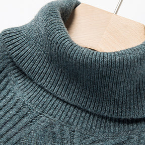 Men's Wool Cashmere Turtleneck Sweater