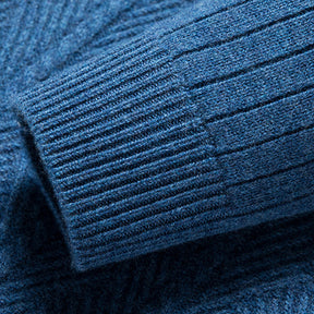 Men's Wool Cashmere Turtleneck Roll Neck Sweater