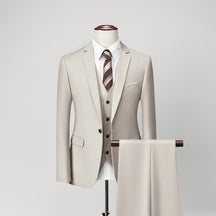 Formal Men's 3-Piece Suits Slim Fit One Button Tuxedo