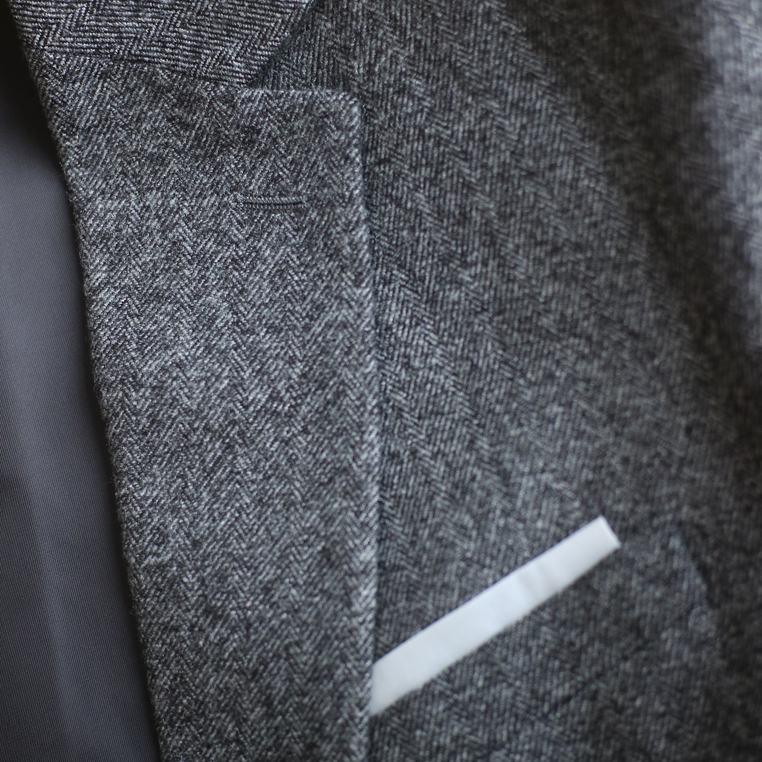 3 Piece Herringbone Tweed Notch Lapel Suit