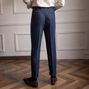 Men's Vintage Herringbone Tweed Pants