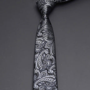 Men's Silk Vintage Style Floral Necktie