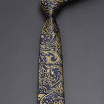 Men's Silk Vintage Style Floral Necktie