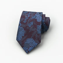 Silk Vintage Style Floral Necktie