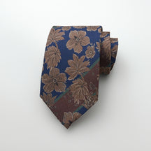 Silk Vintage Style Floral Necktie