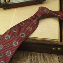 Men's Vintage Style Fashion Floral Necktie