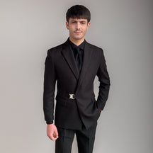 Casual Business Men's Suit Regular Fit Blazer Notched Lapel Tuxedo