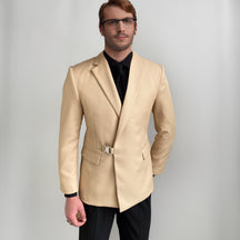 Casual Business Men's Suit Regular Fit Blazer Notched Lapel Tuxedo