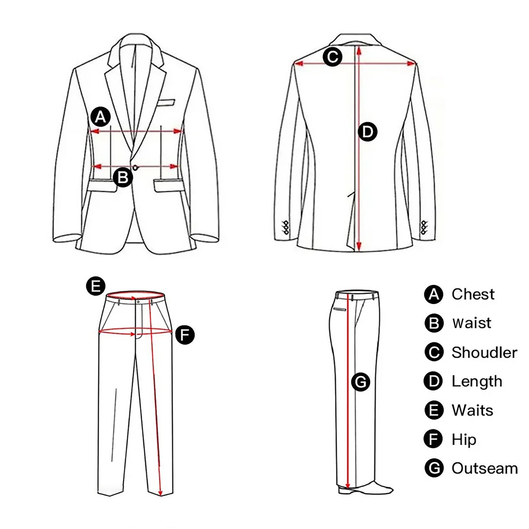 Men's 2 pieces summer white Italian casual notch collar gentleman suit