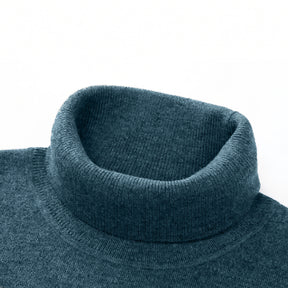 Men's Classic Wool Cashmere Soft Turtleneck Sweater